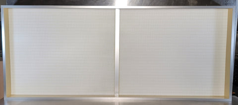 30" x 72" x 6" Aluminum Frame Mini-Pleat HEPA Filter